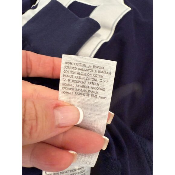 Edikted 80 Oversize Long Sleeve Cotton Graphic T-Shirt - Size S - Picture 7 of 9